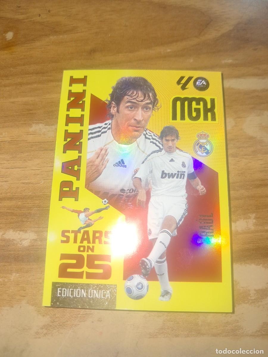 Figurine di Calcio: CARD MEGACRACKS TEMPORADA 26/27: PANINI STARS ON 25 EDICI&Oacute;N &Uacute;NICA RAUL, N&deg; 426