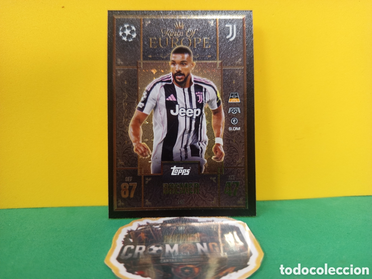 Fu&szlig;ball-Sticker: ❇️ CROMO ⚽ BREMER JUVENTUS 245 KINGS OF EUROPE MATCH ATTAX CHAMPIONS UCL 2025 2026 25 26 ❇️