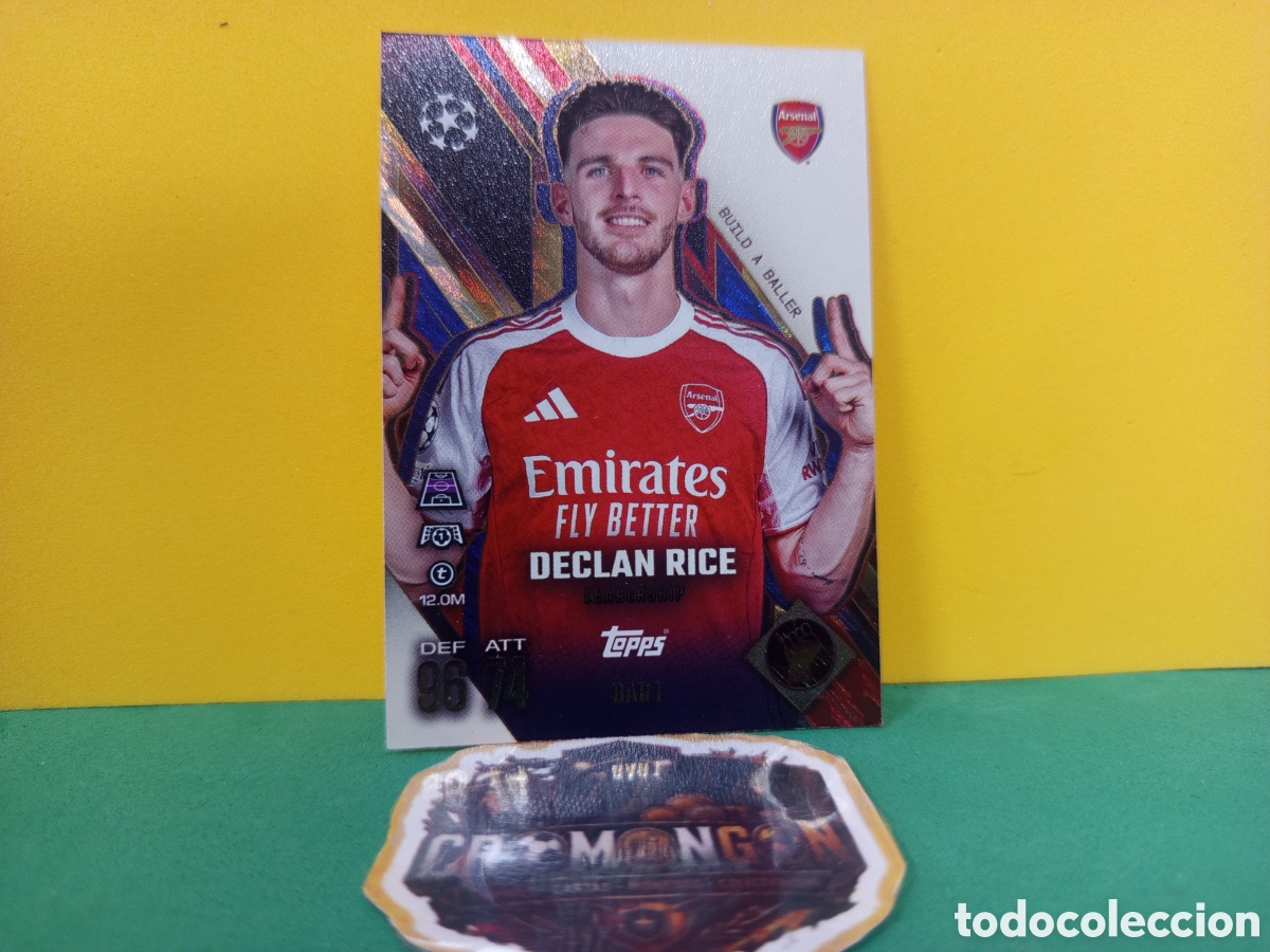 Fu&szlig;ball-Sticker: ❇️ CROMO ⚽ RICE ARSENAL BAB 1 BUILD A BALLER MATCH ATTAX EXTRA CHAMPIONS LEAGUE 2025 2026 25 26 ❇️