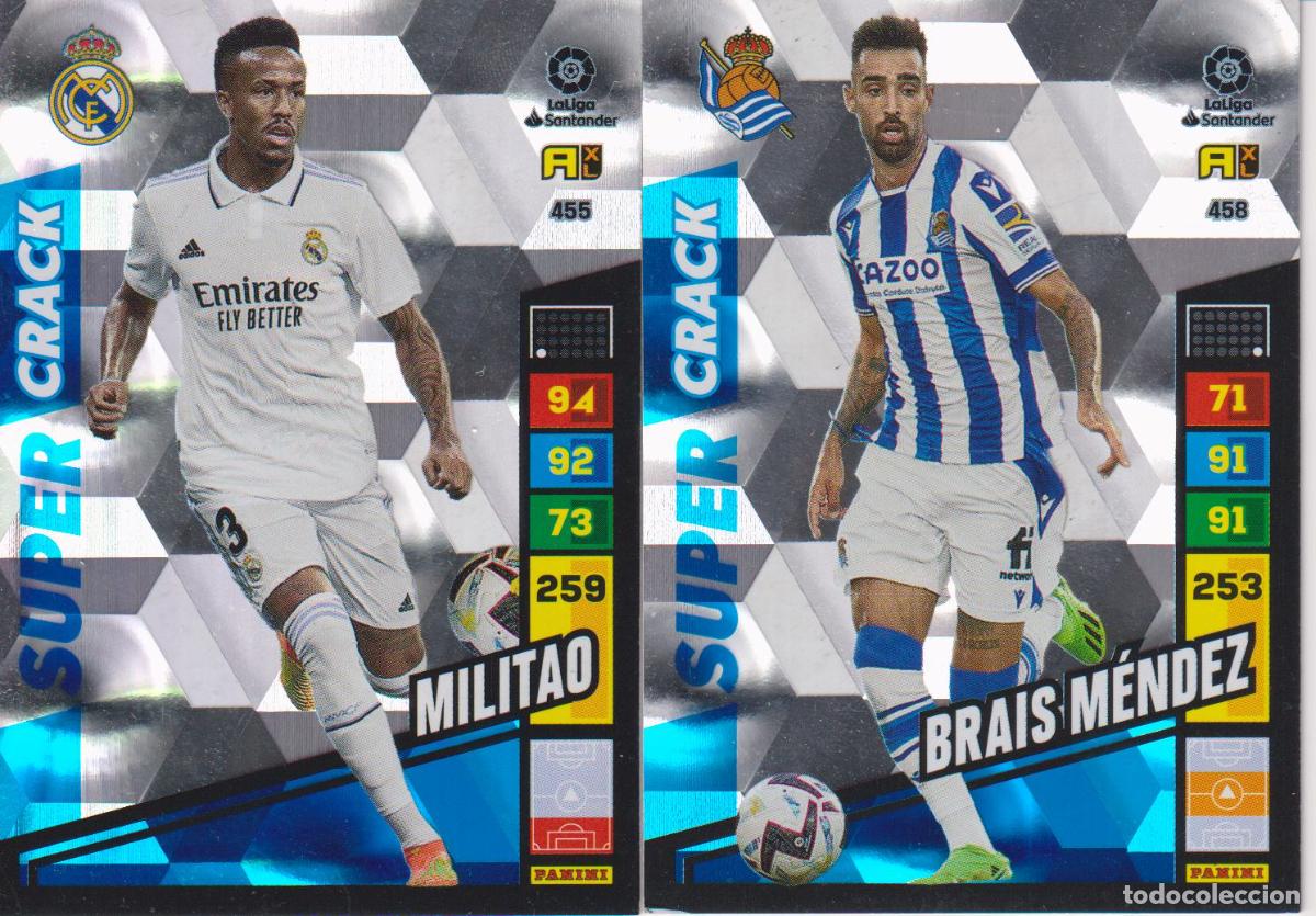 Cromos de f&uacute;tbol: 2 CROMOS FUTBOL - ADRENALYN XL - PANINI - LIGA SANTANDER 2022-23 - SUPER CRACK