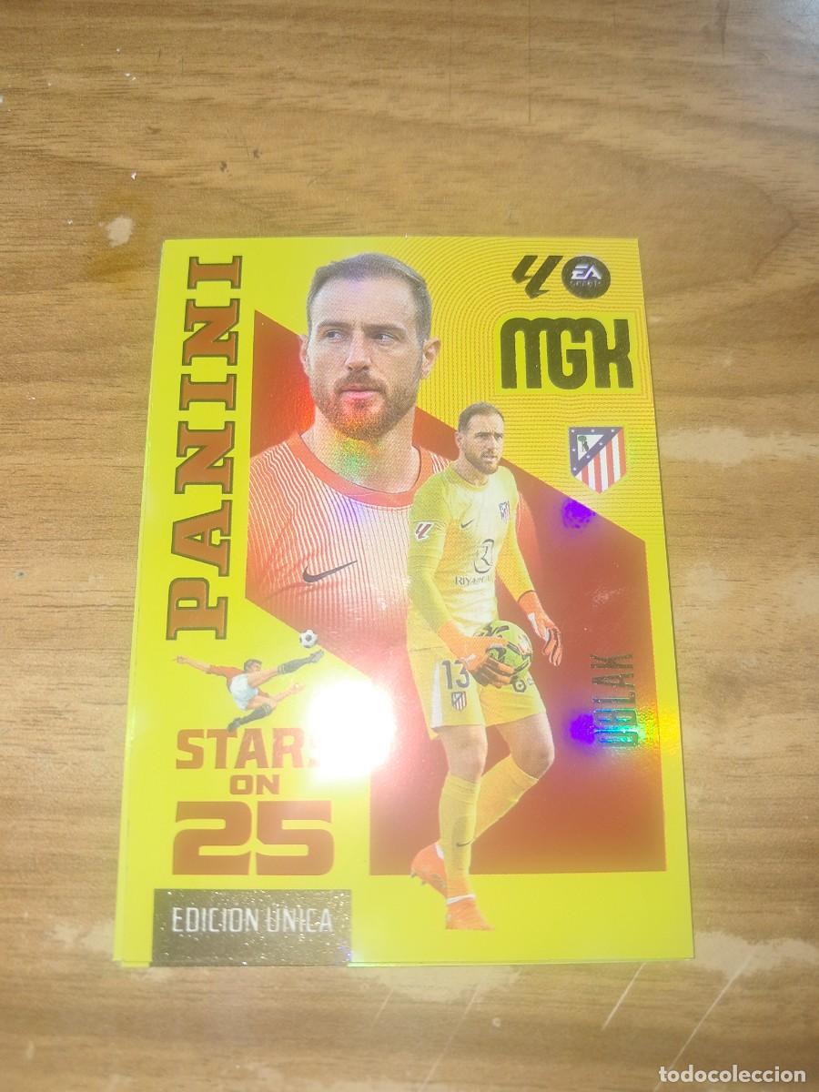 Cromos de f&uacute;tbol: CARD MEGACRACKS TEMPORADA 26/27: PANINI STARS ON 25 EDICI&Oacute;N &Uacute;NICA OBLAK, N&deg; 447