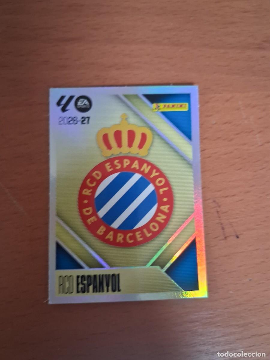 Cromos de f&uacute;tbol: Ediciones Este 2026 2027 26 27 RCD Espanyol 1 Escudo