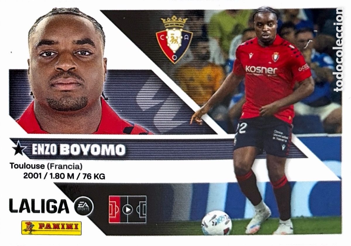 Figurine di Calcio: 6.- Boyomo (OSASUNA) - COLECCIONES ESTE 2026/27 (PANINI)