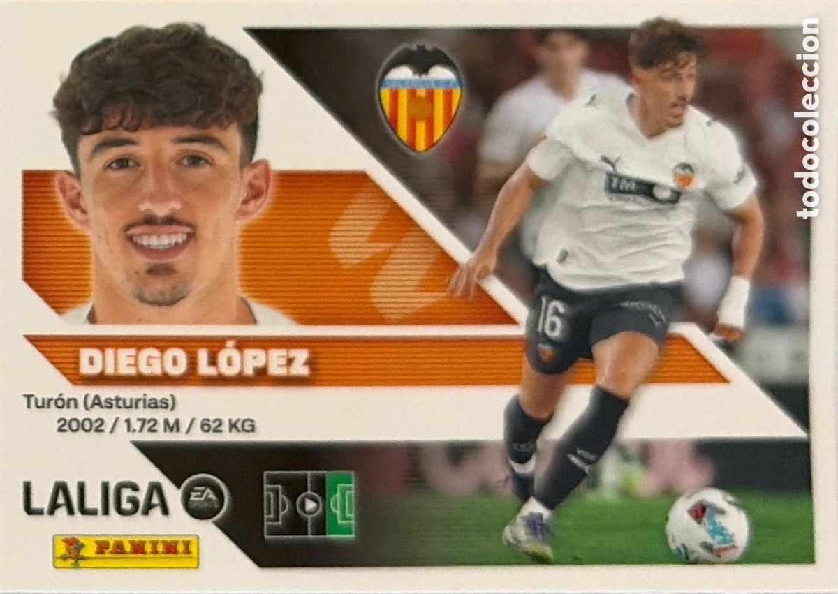 Cromos de f&uacute;tbol: 18.- Diego L&oacute;pez (VALENCIA) - COLECCIONES ESTE 2026/27 (PANINI)
