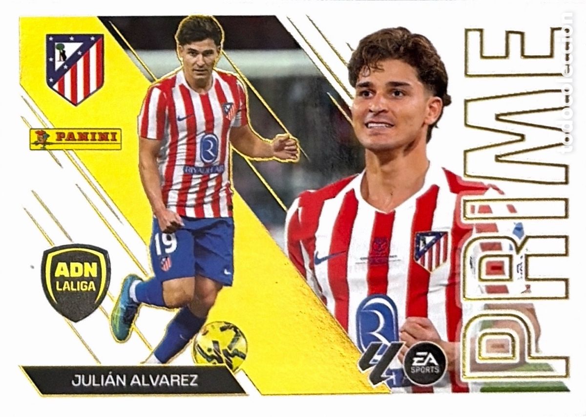 Cromos de Futebol: 5.- Juli&aacute;n &Aacute;lvarez -ADN PRIME- (ATL. MADRID) - COLECCIONES ESTE 2026/27 (PANINI)
