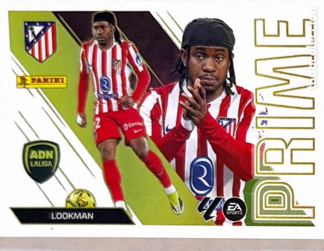 Cromos de Futebol: 7.- Lookman -ADN PRIME- (ATL. MADRID) - COLECCIONES ESTE 2026/27 (PANINI)