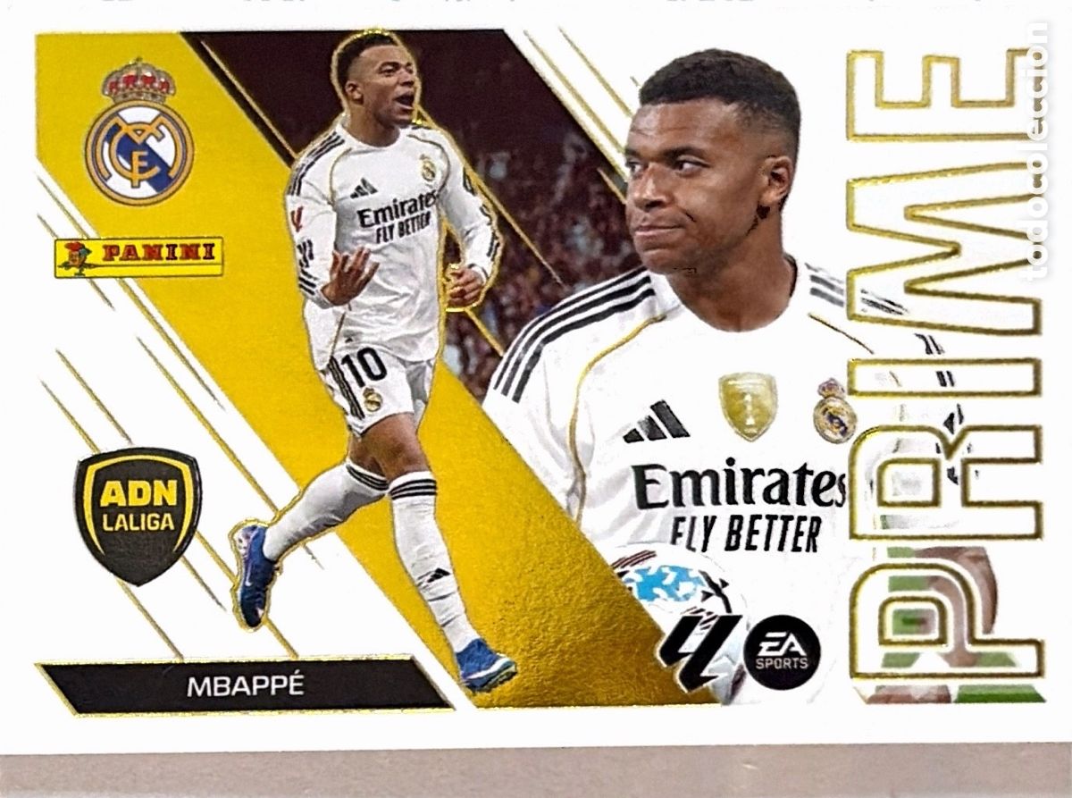 Cromos de Futebol: 8.- Mbapp&eacute; -ADN PRIME- (R. MADRID) - COLECCIONES ESTE 2026/27 (PANINI)