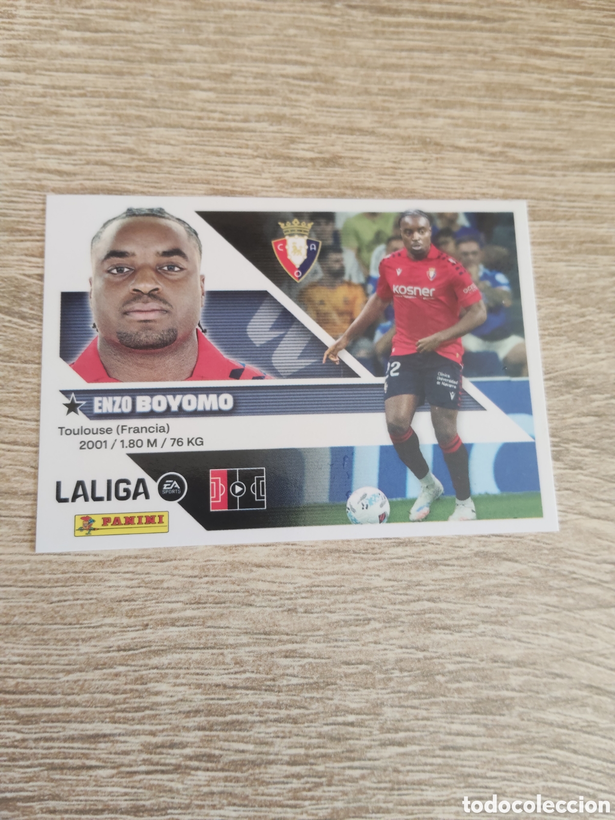 Cromos de f&uacute;tbol: Boyomo Osasuna liga 2026 2027 26 27 ediciones este
