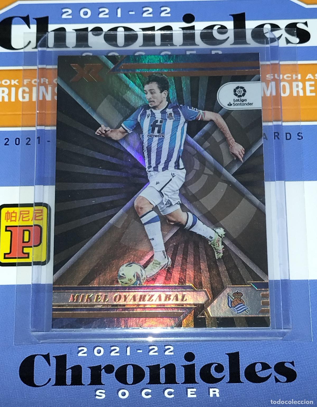 Cromos de f&uacute;tbol: N&ordm; 133 MIKEL OYARZABAL ERROR REAL SOCIEDAD CARD CHRONICLES XR LA LIGA SOCCER 2021 2022 21 22 PANINI