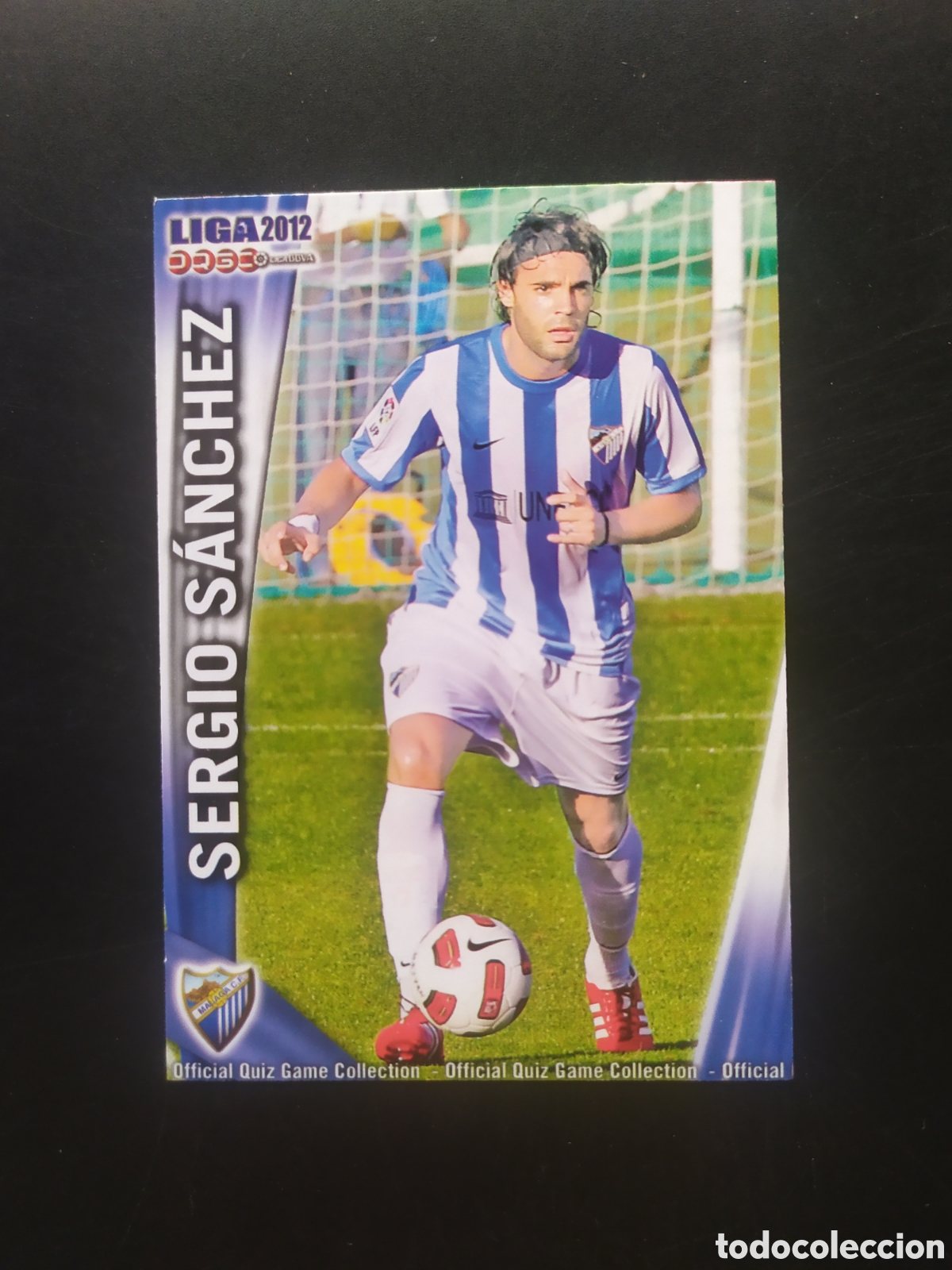 Cromos de f&uacute;tbol: Mundicromo fichas Liga 2011 2012 11 12 Sergio S&aacute;nchez n&deg; 656 M&aacute;laga