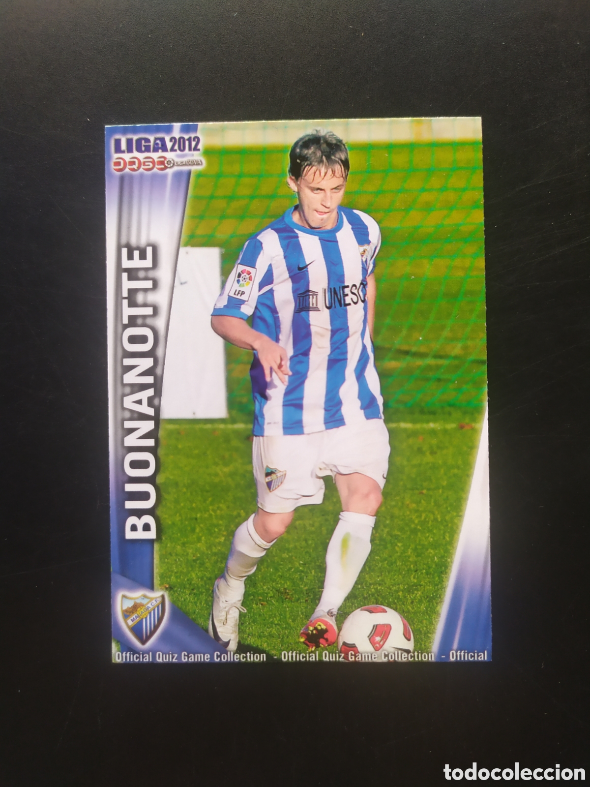 Cromos de f&uacute;tbol: Mundicromo fichas Liga 2011 2012 11 12 Buonanotte n&deg; 657 M&aacute;laga