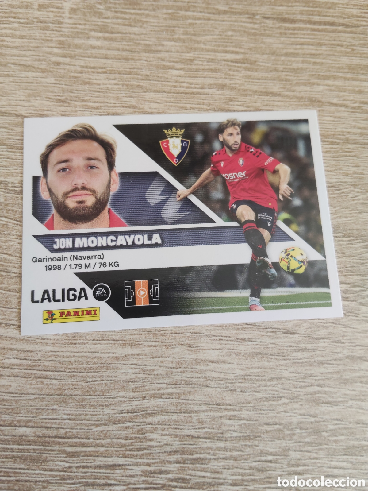 Cromos de f&uacute;tbol: Moncayola Osasuna liga 2026 2027 26 27 ediciones este