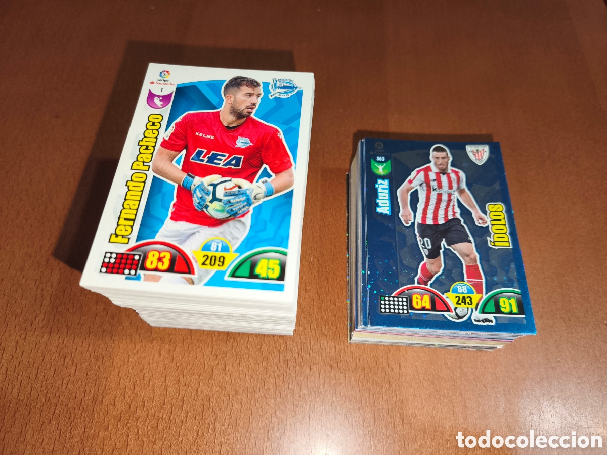 Cromos de f&uacute;tbol: Lote Adrenalyn XL 17/18