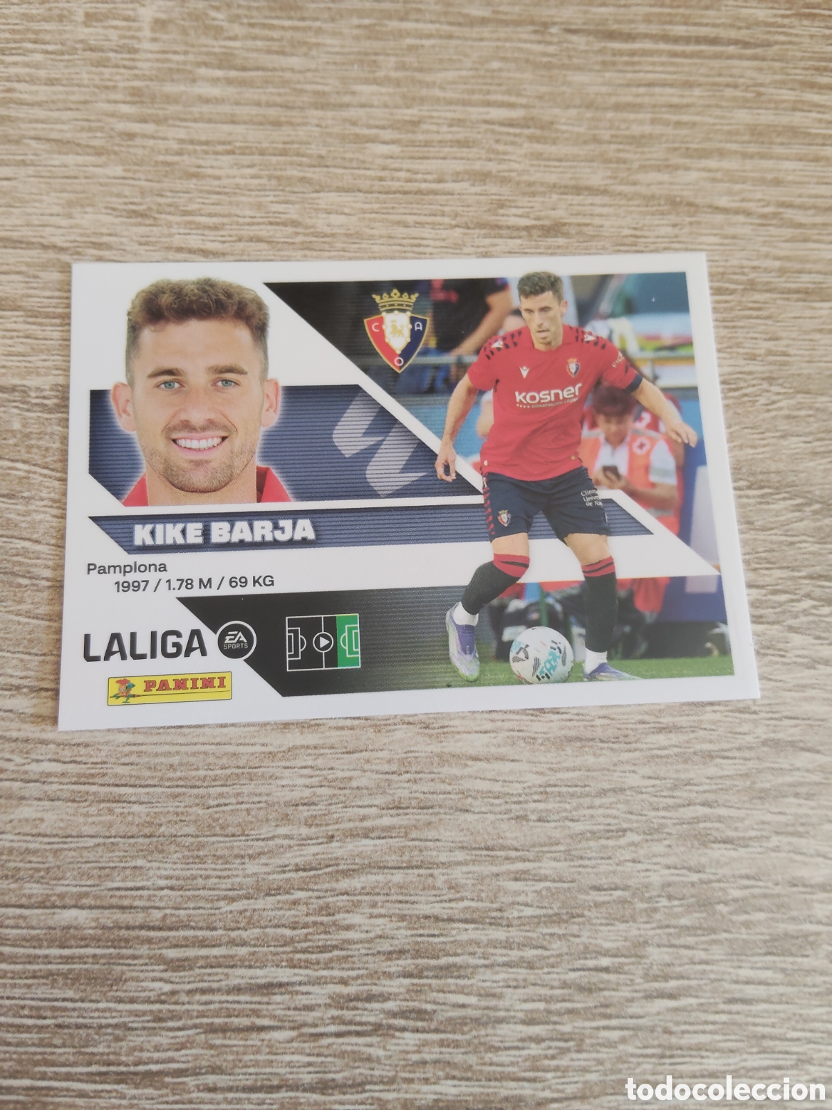 Cromos de f&uacute;tbol: Kike Barja Osasuna liga 2026 2027 26 27 ediciones este