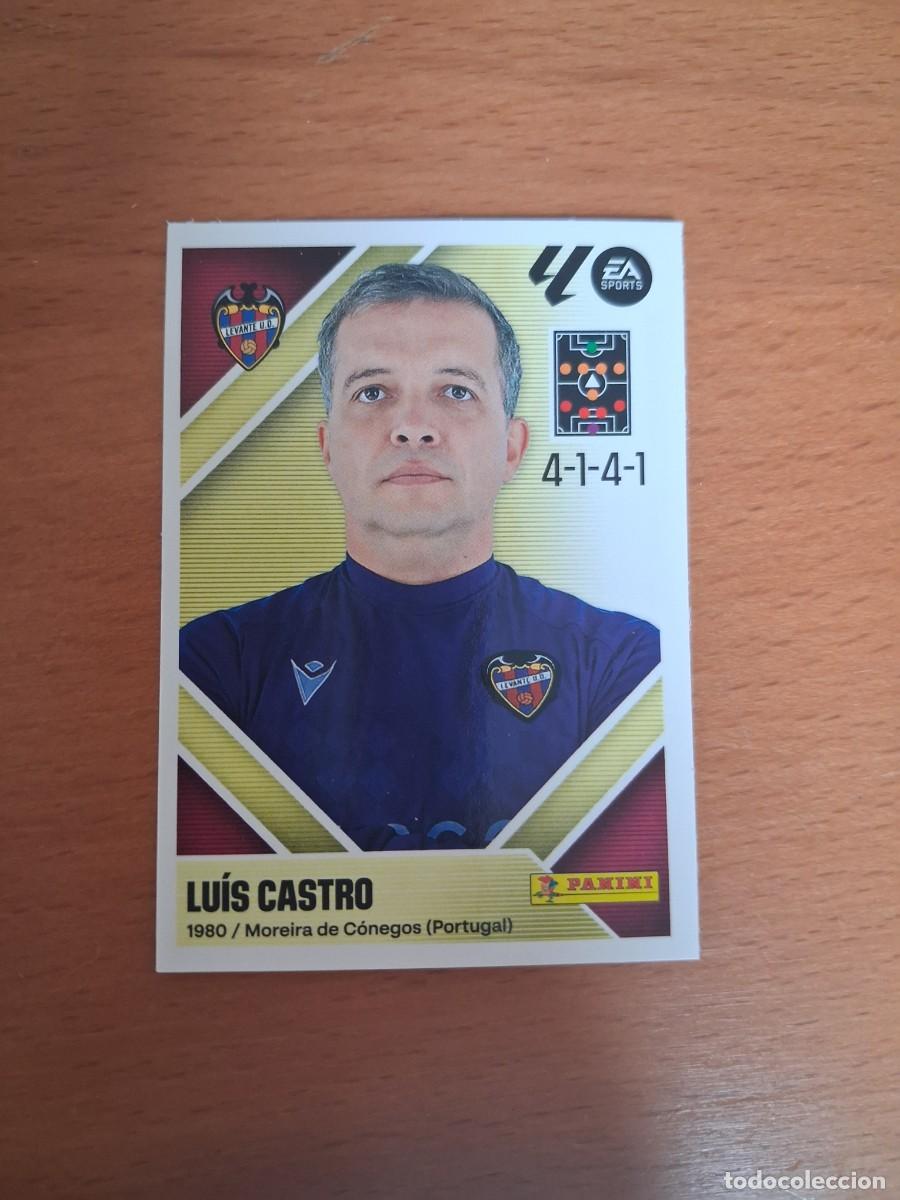 Cromos de f&uacute;tbol: Ediciones Este 2026 2027 26 27 Levante UD 2 Entrenador Luis Castro