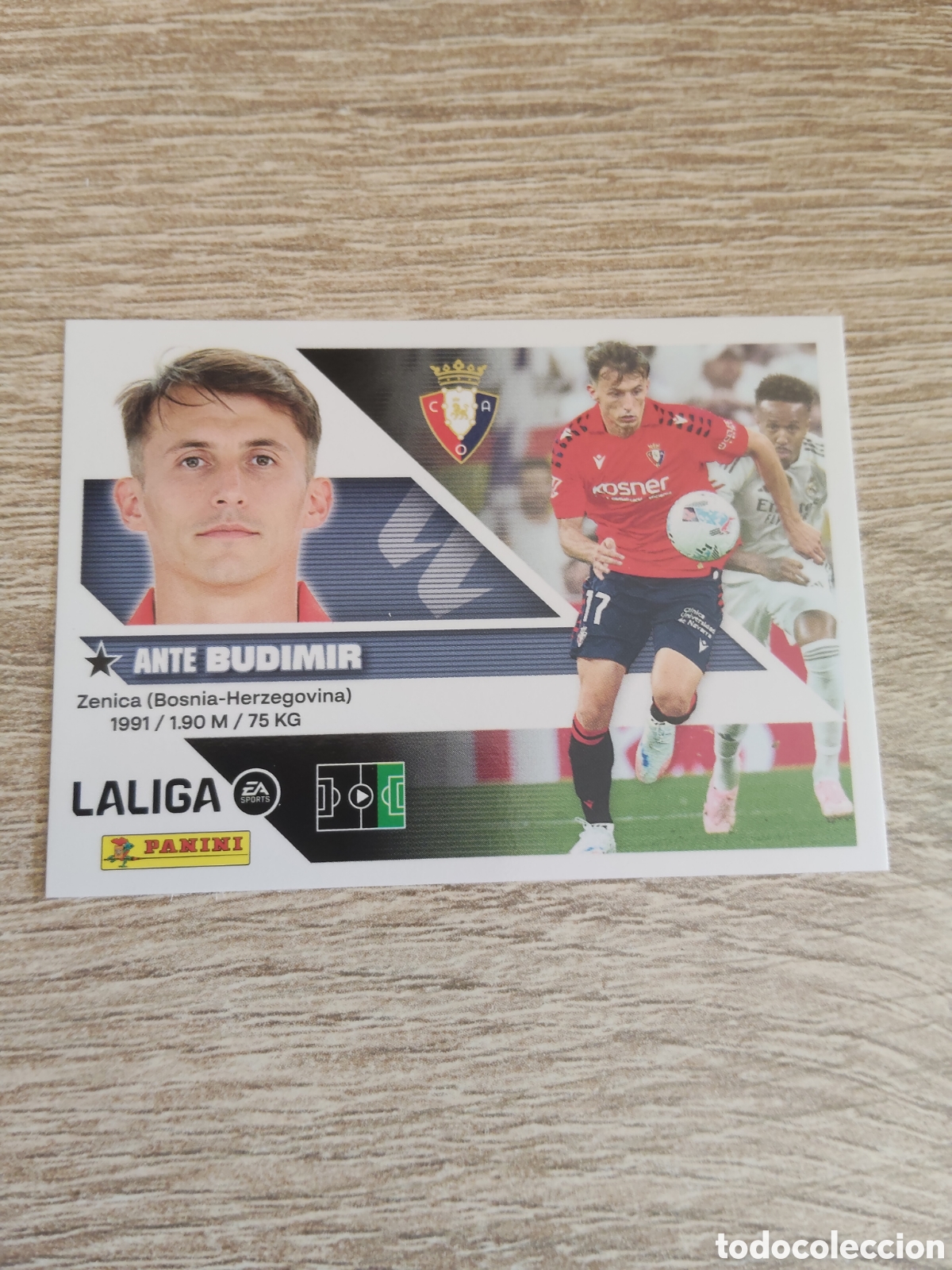 Cromos de f&uacute;tbol: Budimir Osasuna liga 2026 2027 26 27 ediciones este