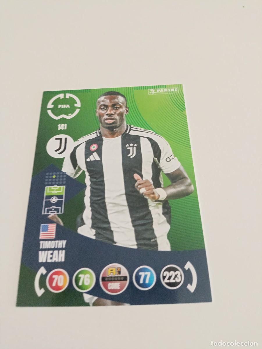 Cromos de f&uacute;tbol: Adrenalyn club world cup Weah Juventus de Turin