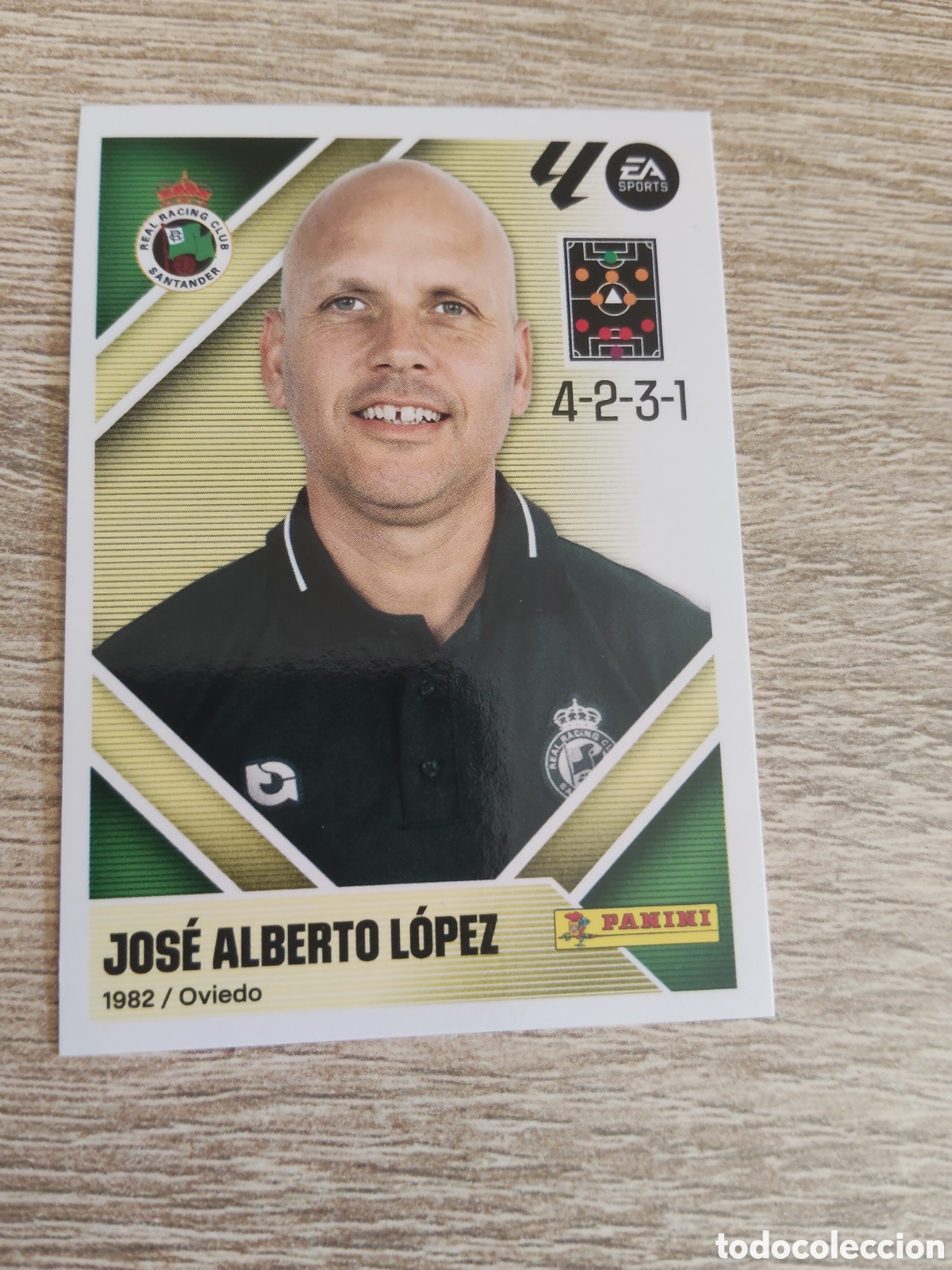 Cromos de f&uacute;tbol: Jos&eacute; Alberto L&oacute;pez Racing de Santander liga 2026 2027 26 27 ediciones este