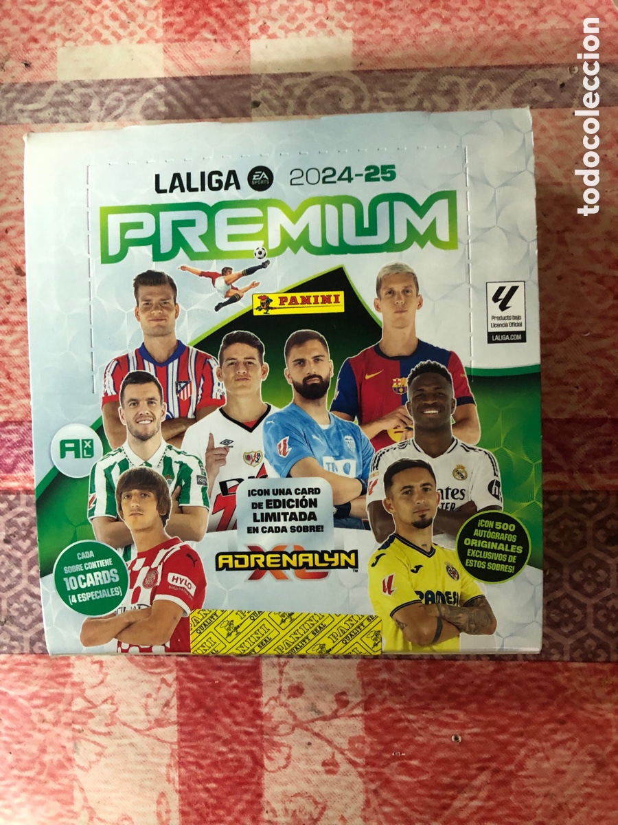 Figurine di Calcio: Caja premium adrenalyn 2024 2025