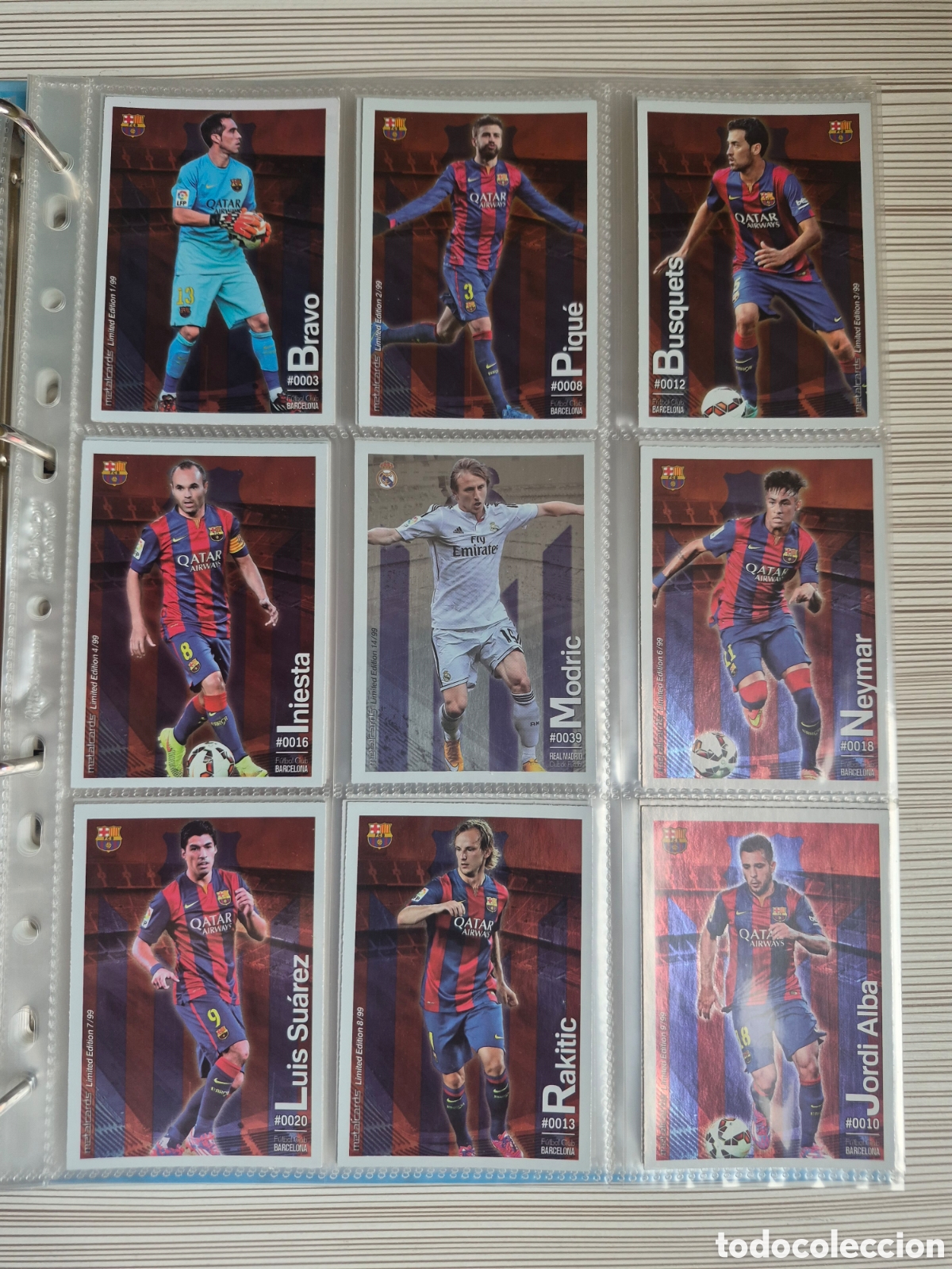 Figurine di Calcio: Mundicromo 2015 2016 Metalcards Lote LEER