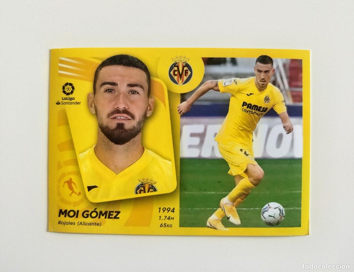 Figurine di Calcio: Moi G&oacute;mez 14 SIN PEGAR NUNCA PEGADO Villarreal CF Liga Ediciones Este 21 22 / 2021 2022