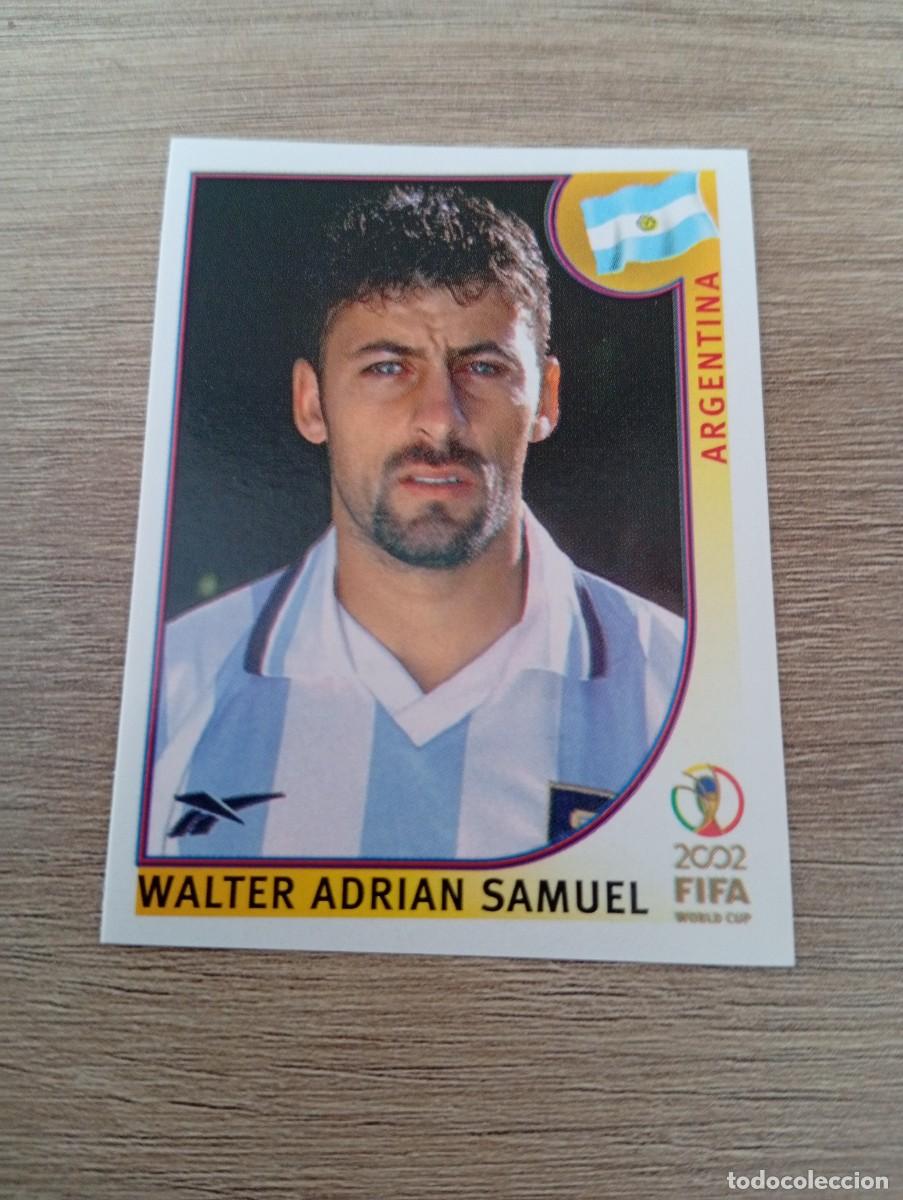 Cromos de f&uacute;tbol: WALTER ADRIAN SAMUEL 390 ARGENTINA MUNDIAL KOREA JAPON 2002 02 PANINI NUNCA PEGADO