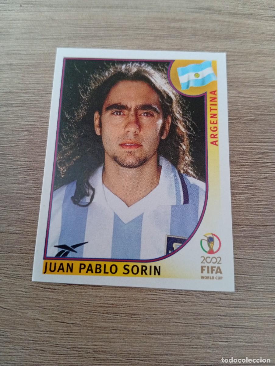 Figurine di Calcio: JUAN PABLO SORIN 391 ARGENTINA MUNDIAL KOREA JAPON 2002 02 PANINI NUNCA PEGADO