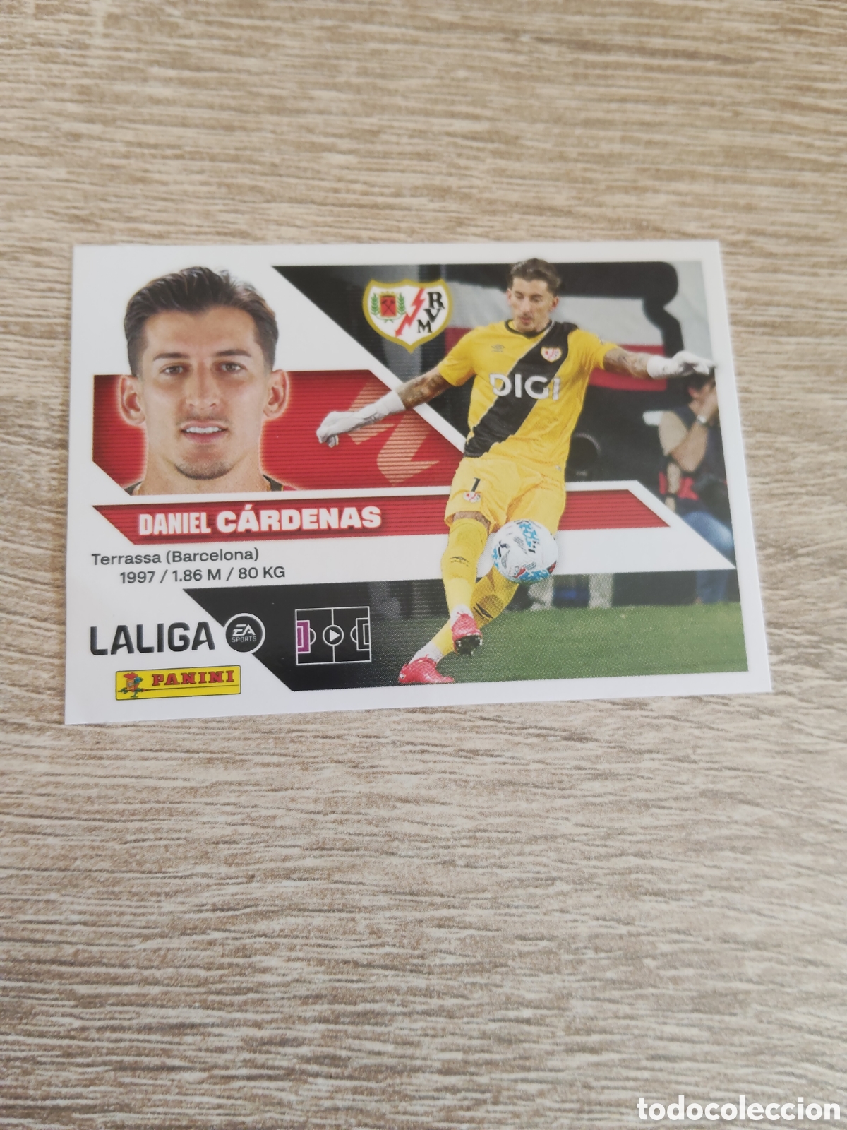 Cromos de f&uacute;tbol: C&aacute;rdenas Rayo Vallecano liga 2026 2027 26 27 ediciones este