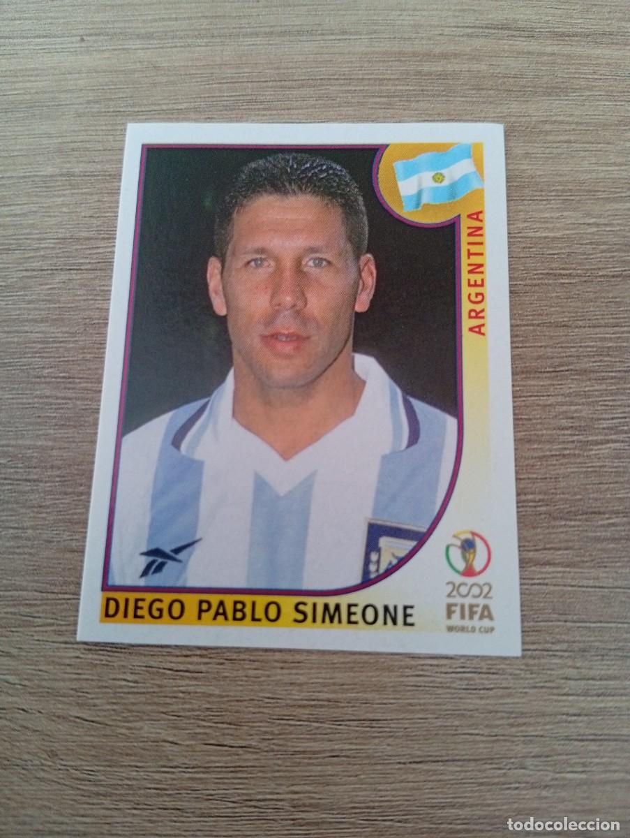 Cromos de f&uacute;tbol: DIEGO PABLO SIMEONE 393 ARGENTINA MUNDIAL KOREA JAPON 2002 02 PANINI NUNCA PEGADO