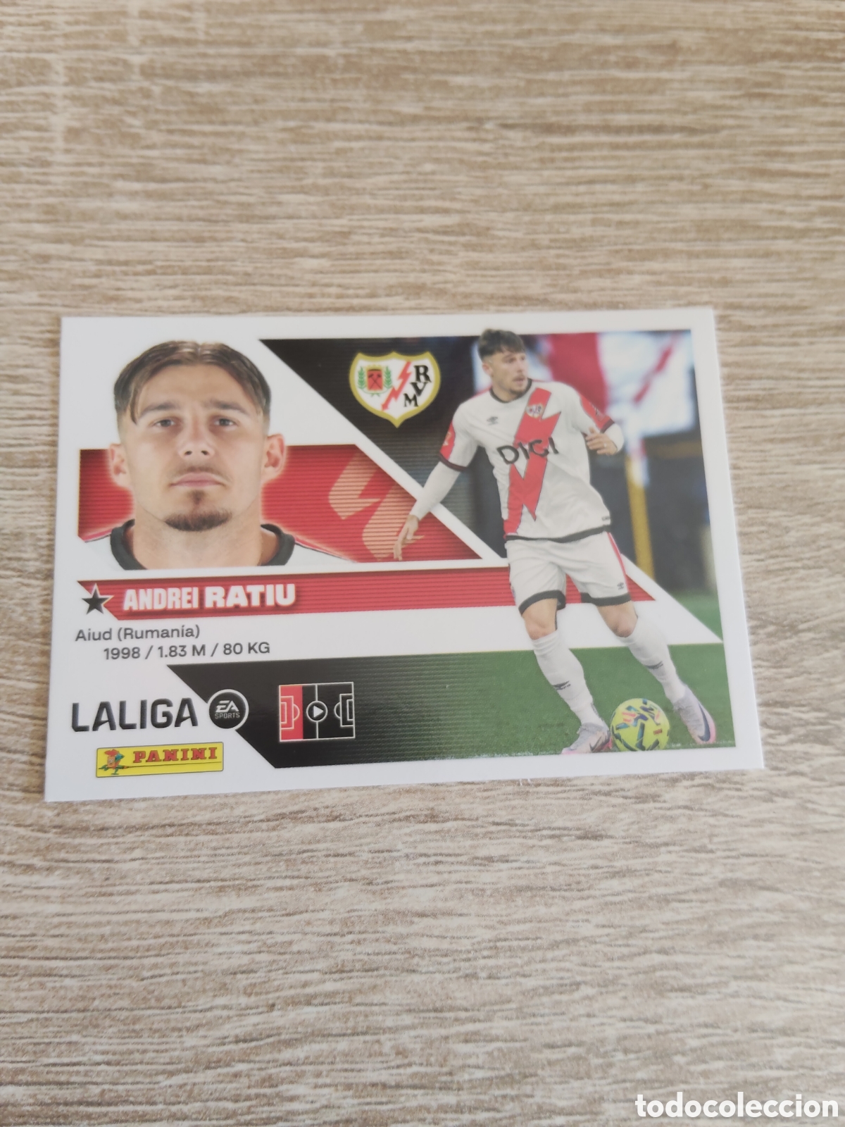 Cromos de f&uacute;tbol: Ratiu Rayo Vallecano liga 2026 2027 26 27 ediciones este