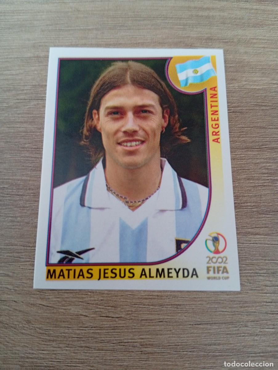 Cromos de f&uacute;tbol: MATIAS JESUS ALMEIDA 394 ARGENTINA MUNDIAL KOREA JAPON 2002 02 PANINI NUNCA PEGADO