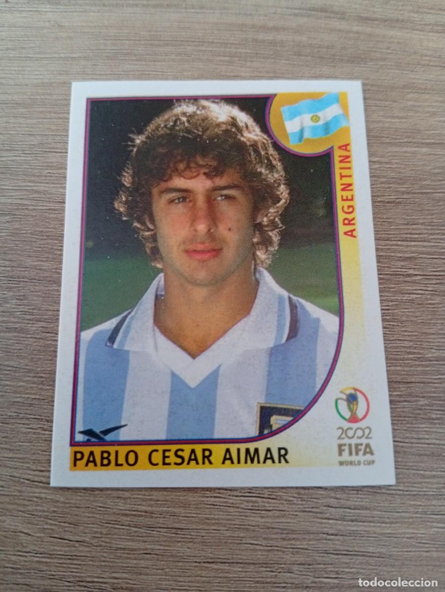 Cromos de f&uacute;tbol: PABLO CESAR AIMAR 396 ARGENTINA MUNDIAL KOREA JAPON 2002 02 PANINI NUNCA PEGADO