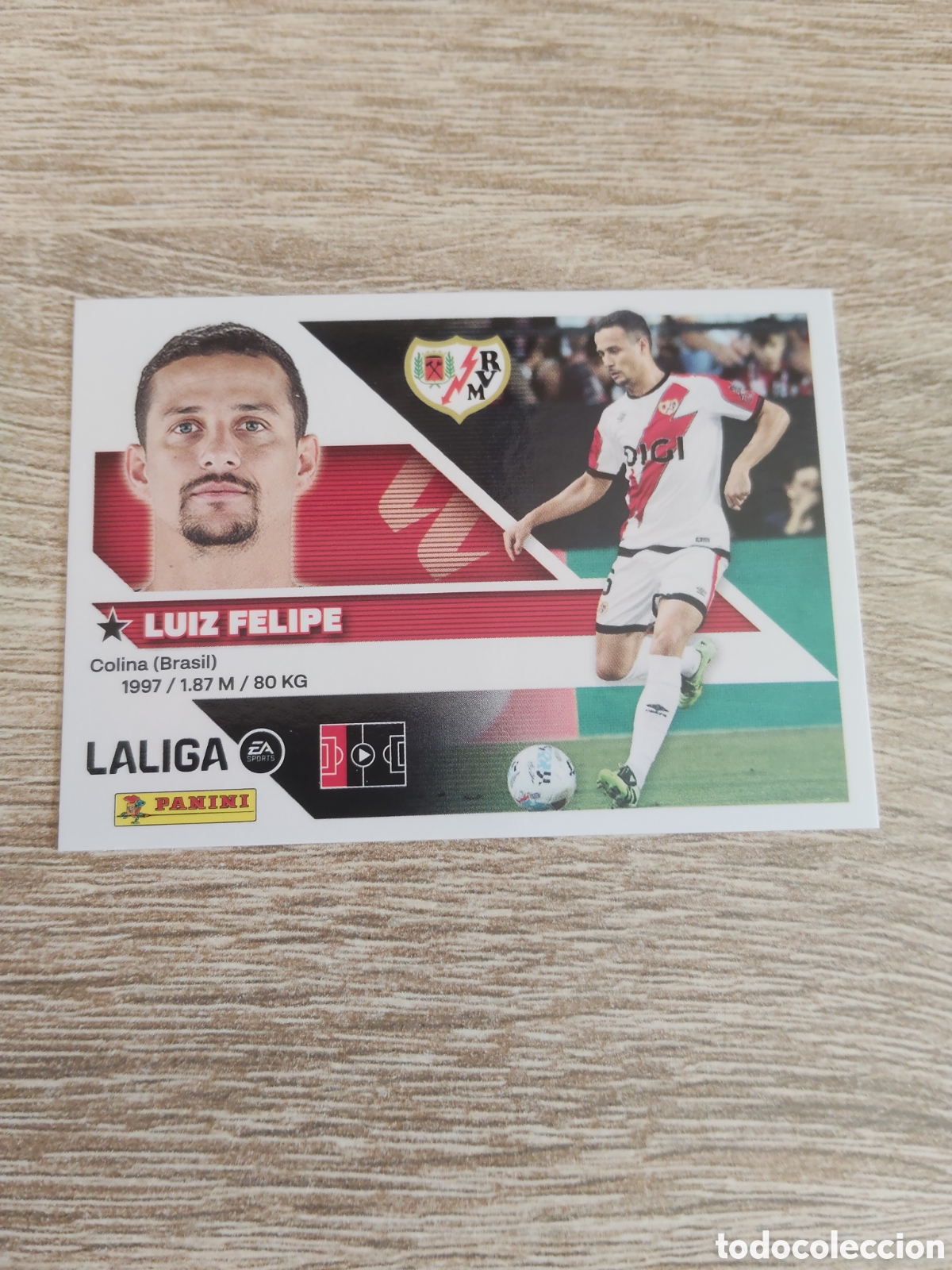 Cromos de f&uacute;tbol: Luiz Felipe Rayo Vallecano liga 2026 2027 26 27 ediciones este