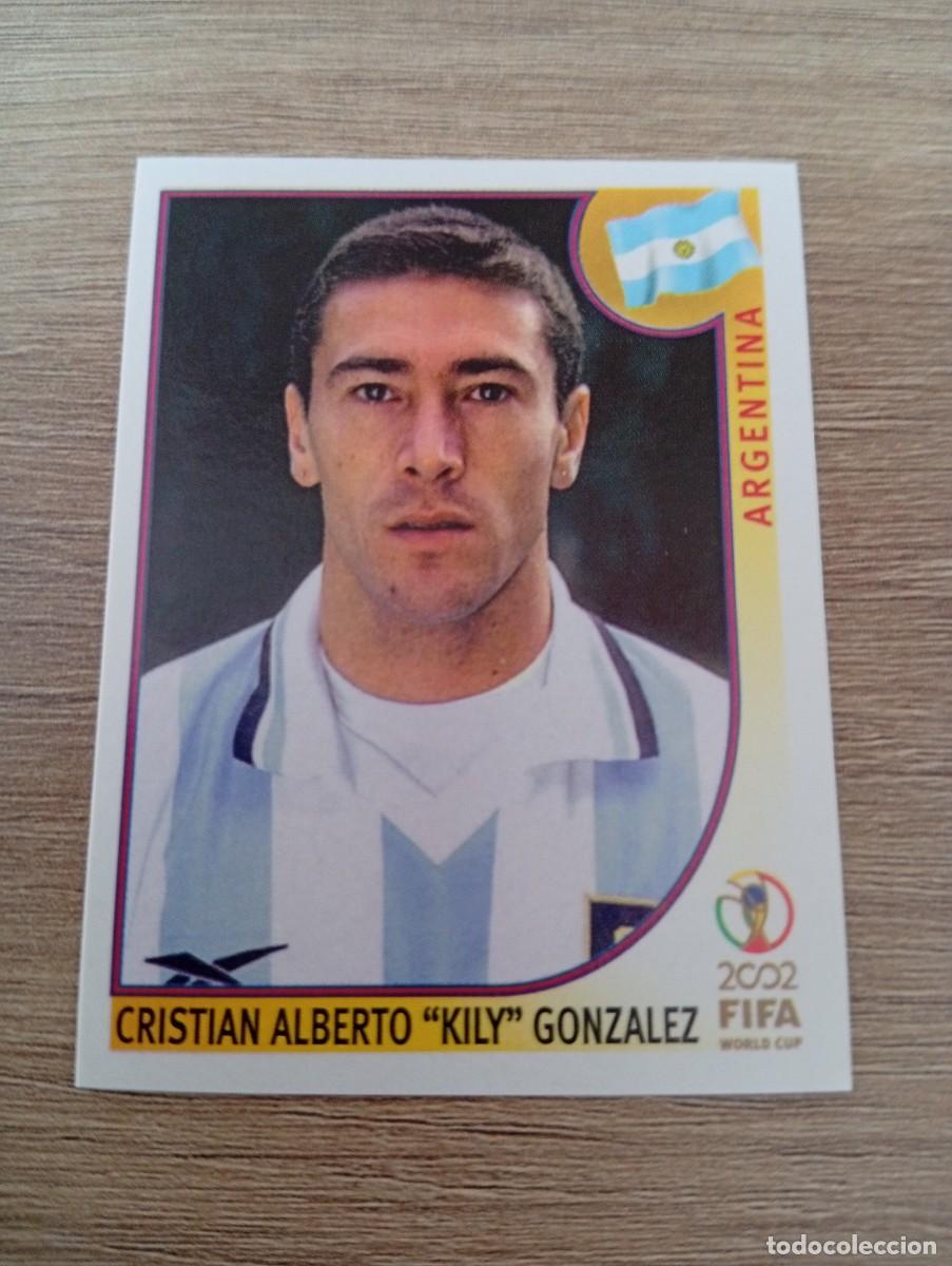 Cromos de f&uacute;tbol: CRISTIAN ALBERTO KILY GONZALEZ 398 ARGENTINA MUNDIAL KOREA JAPON 2002 02 PANINI NUNCA PEGADO