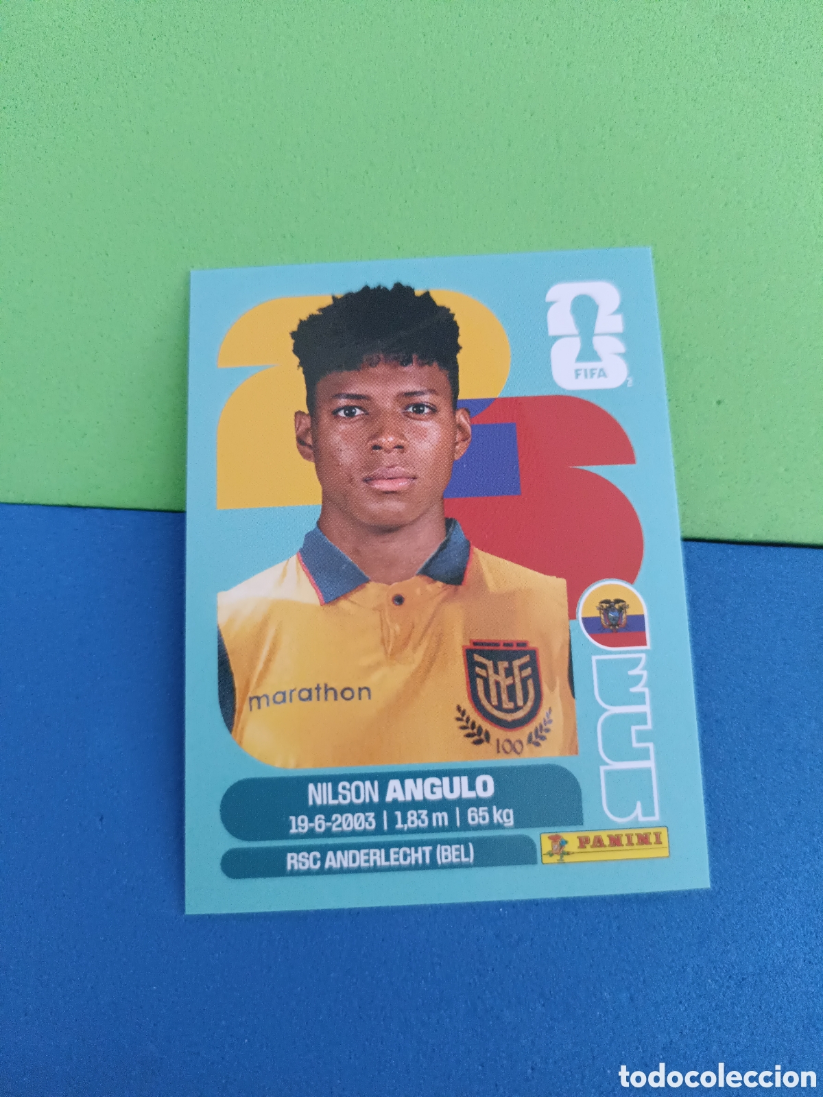 Cromos de f&uacute;tbol: Panini Mundial Fifa World cup 2026 26 sticker - ECU 17 Angulo