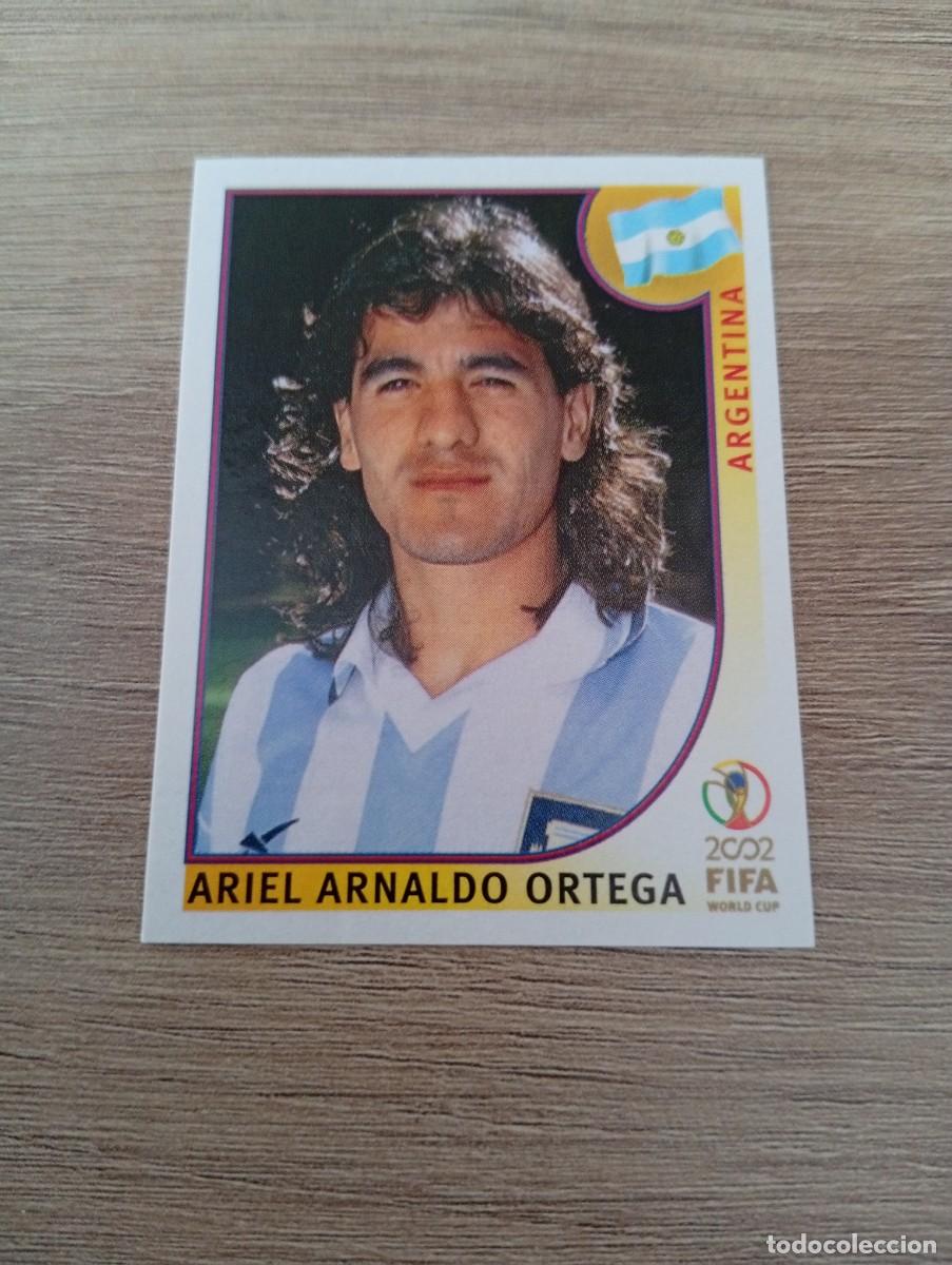 Football Stickers: ARIEL ARNALDO ORTEGA 399 ARGENTINA MUNDIAL KOREA JAPON 2002 02 PANINI NUNCA PEGADO