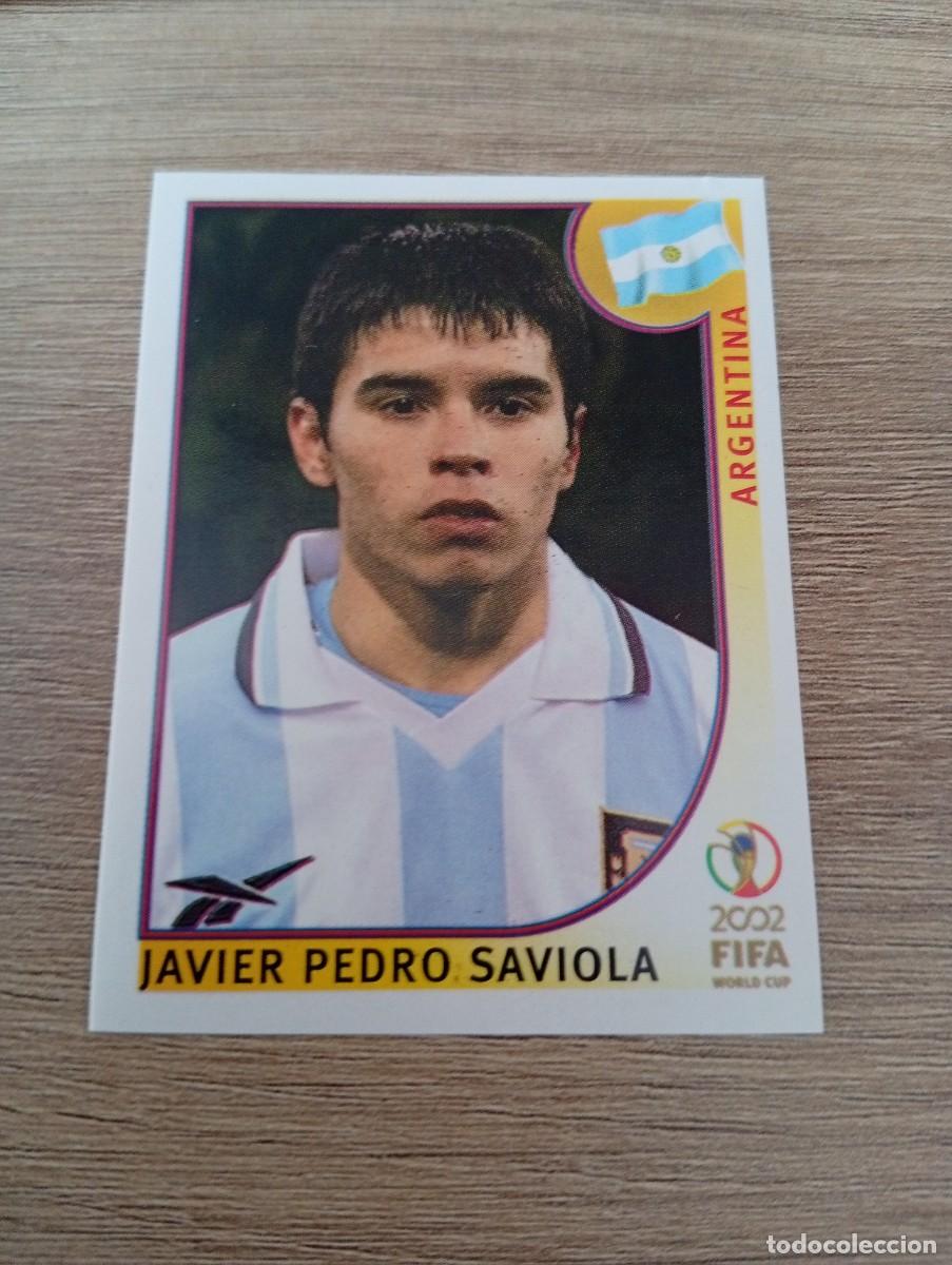 Football Stickers: JAVIER PEDRO SAVIOLA 400 ARGENTINA MUNDIAL KOREA JAPON 2002 02 PANINI NUNCA PEGADO