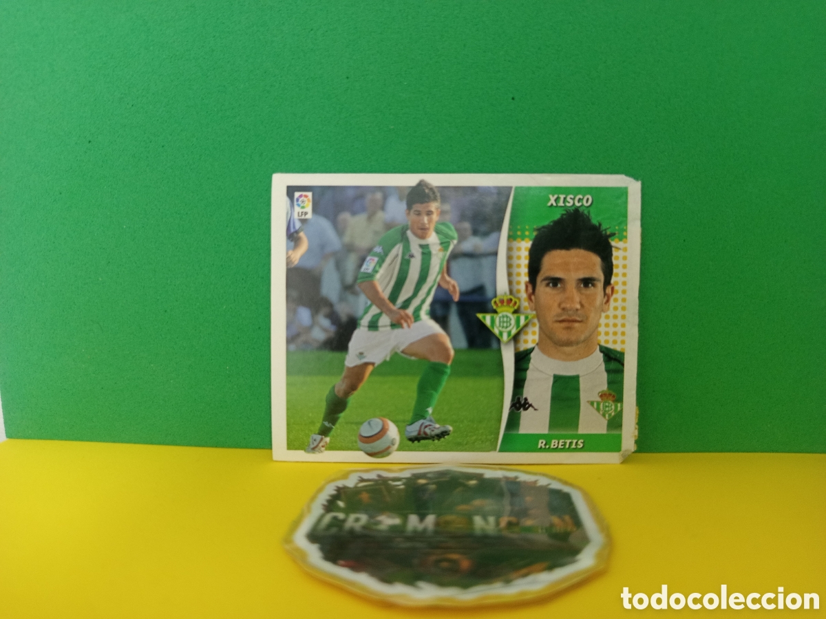 Cromos de f&uacute;tbol: ❇️ CROMO ⚽ XISCO BETIS 2006 2007 06 07 COLECCIONES ESTE PANINI VENTANILLA ❇️