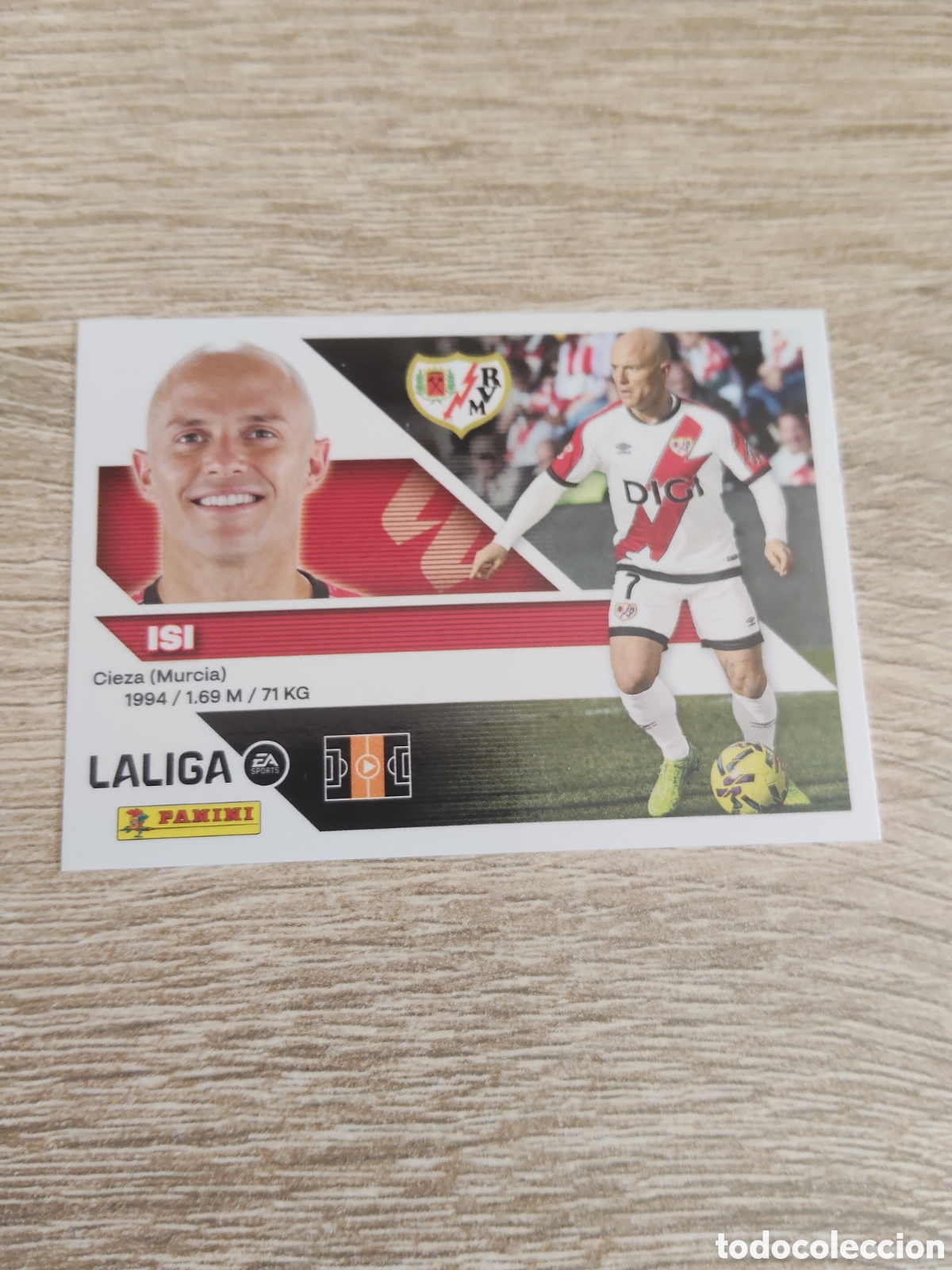 Cromos de f&uacute;tbol: Isi Rayo Vallecano liga 2026 2027 26 27 ediciones este