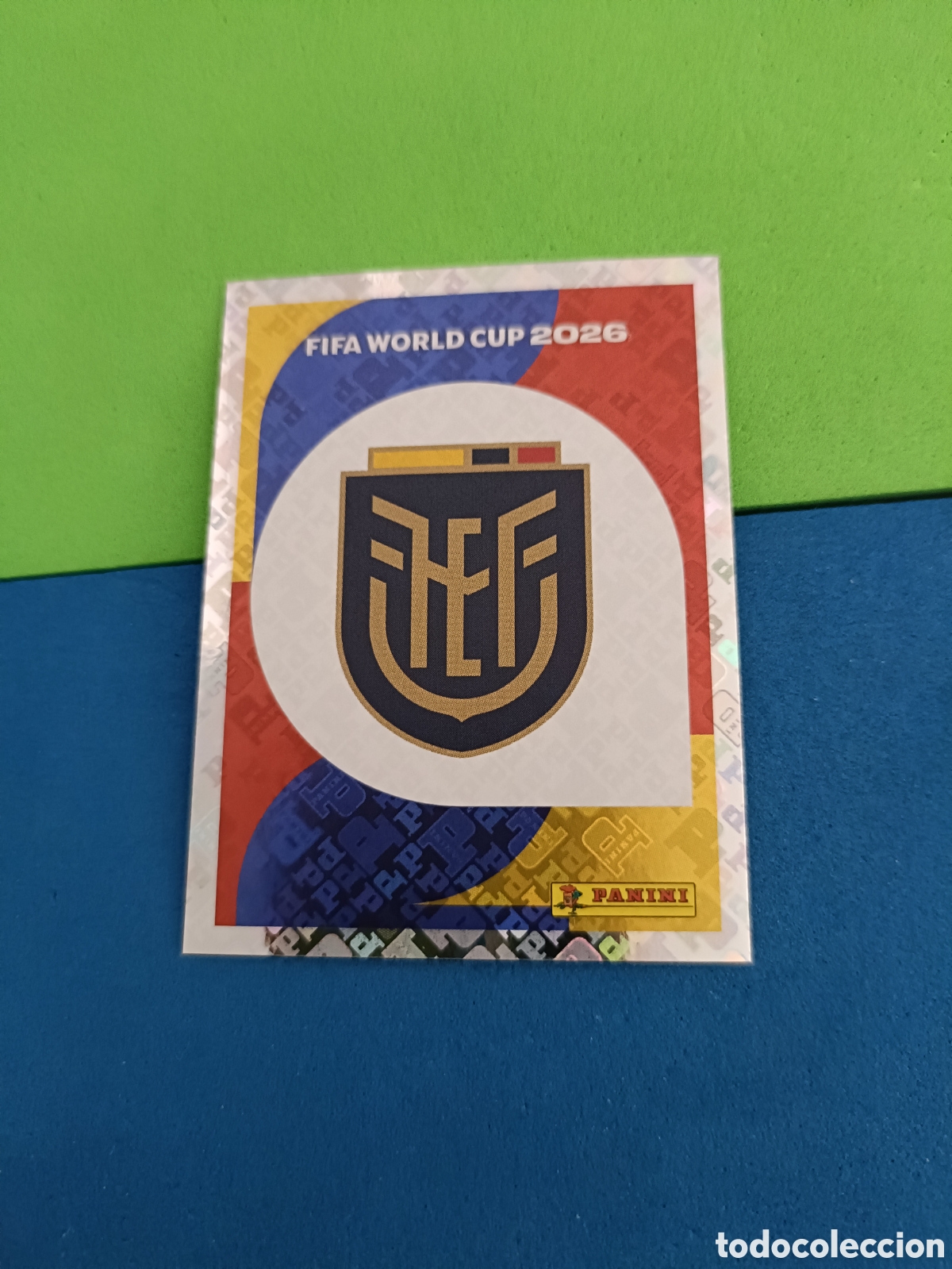 Cromos de f&uacute;tbol: Panini Mundial Fifa World cup 2026 26 sticker - ECU 1 Escudo Ecuador