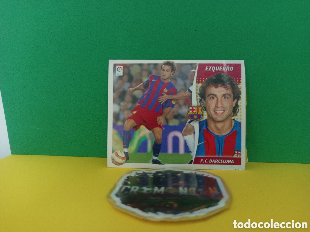 Cromos de f&uacute;tbol: ❇️ CROMO ⚽ EZQUERRO BARCELONA 2006 2007 06 07 COLECCIONES ESTE PANINI VENTANILLA ❇️
