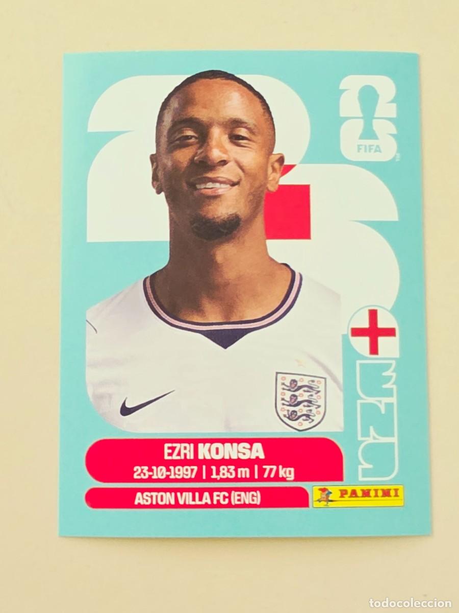 Cromos de f&uacute;tbol: ENG 5 Ezri Konsa, Inglaterra, Panini FIFA World Cup Mundial 2026 Sticker