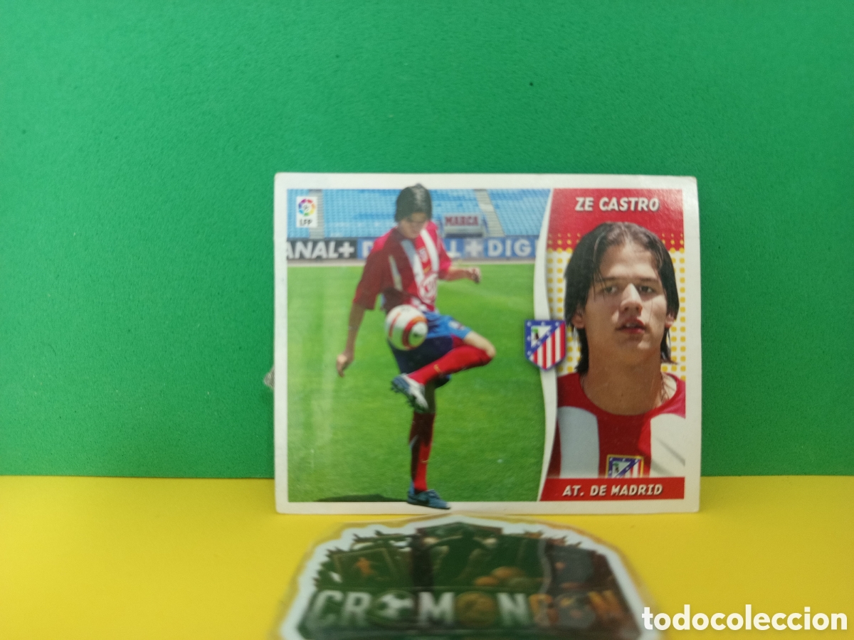 Cromos de f&uacute;tbol: ❇️ CROMO ⚽ Z&Eacute; CASTRO ATL&Eacute;TICO DE MADRID 2006 2007 06 07 COLECCIONES ESTE PANINI VENTANILLA ❇️