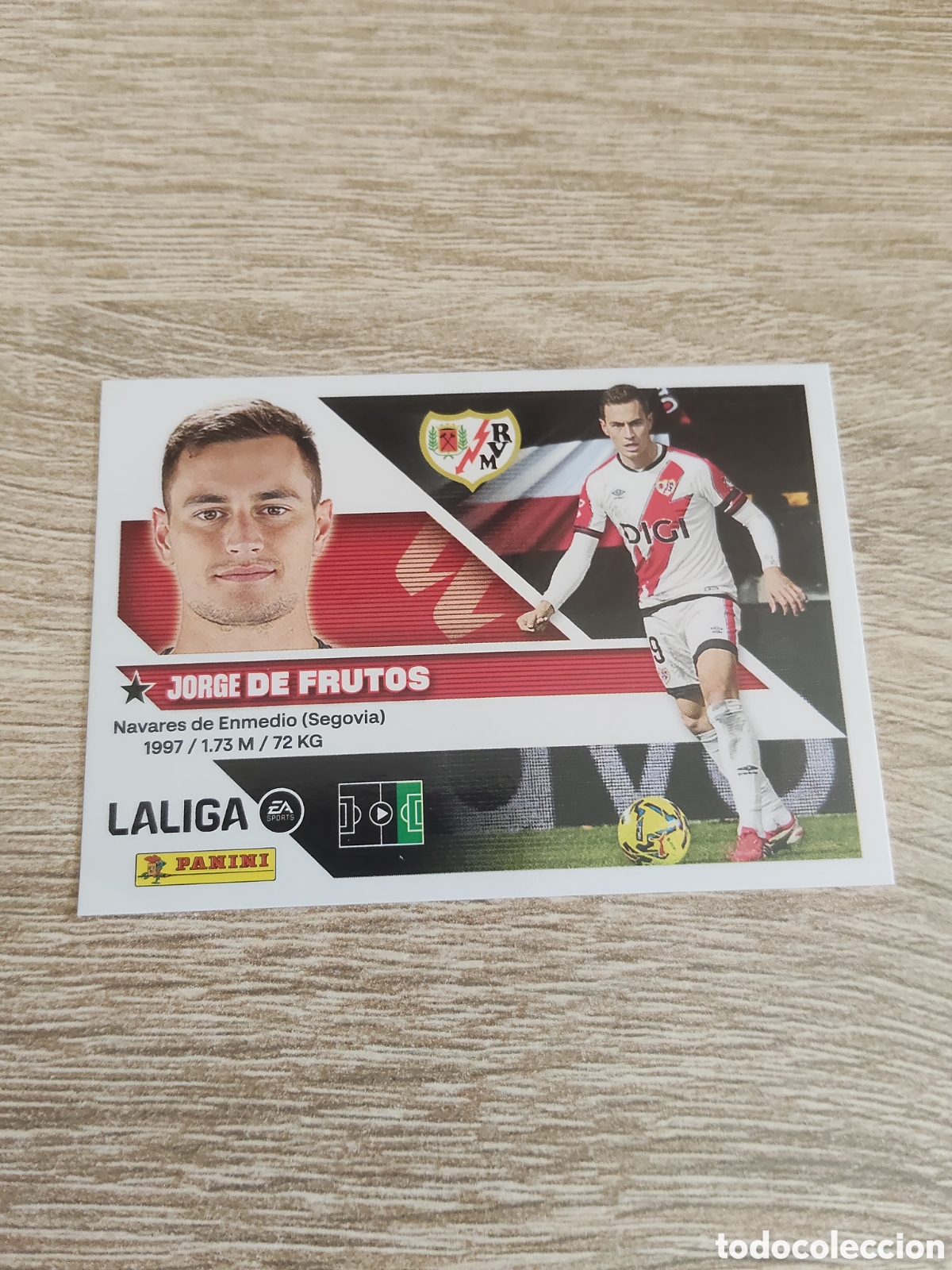 Cromos de f&uacute;tbol: De Frutos Rayo Vallecano liga 2026 2027 26 27 ediciones este