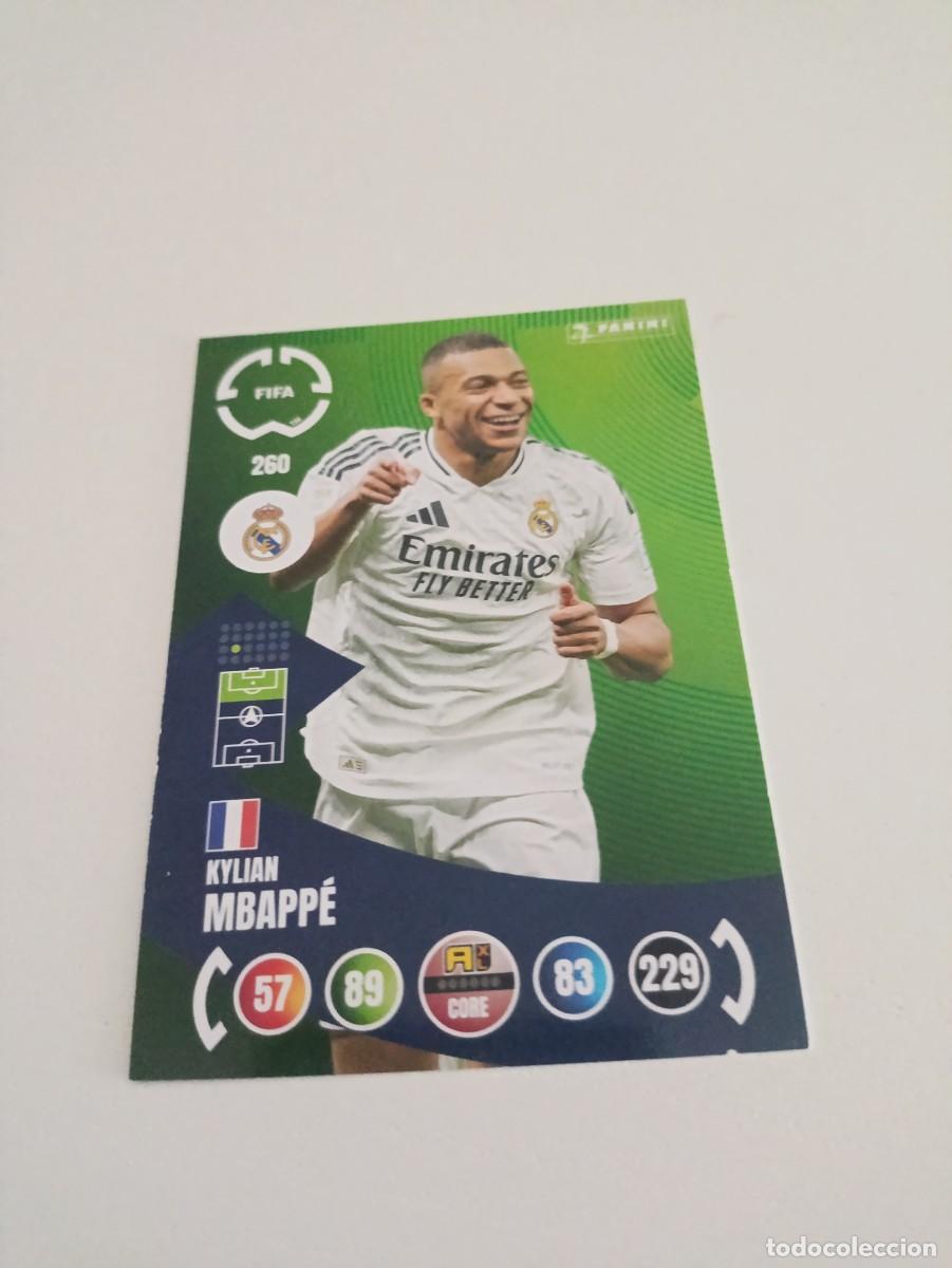 Football Stickers: Adrenalyn club world cup Mbappe Real Madrid