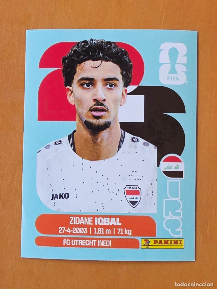 Football Stickers: IRQ 9 Zidane Iqbal, Iraq Irak, Panini FIFA World Cup Mundial 2026 Sticker