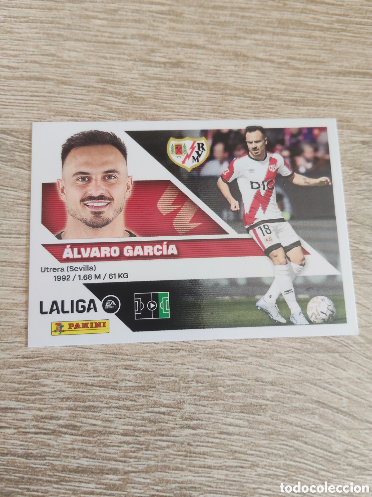 Football Stickers: &Aacute;lvaro Garc&iacute;a Rayo Vallecano liga 2026 2027 26 27 ediciones este