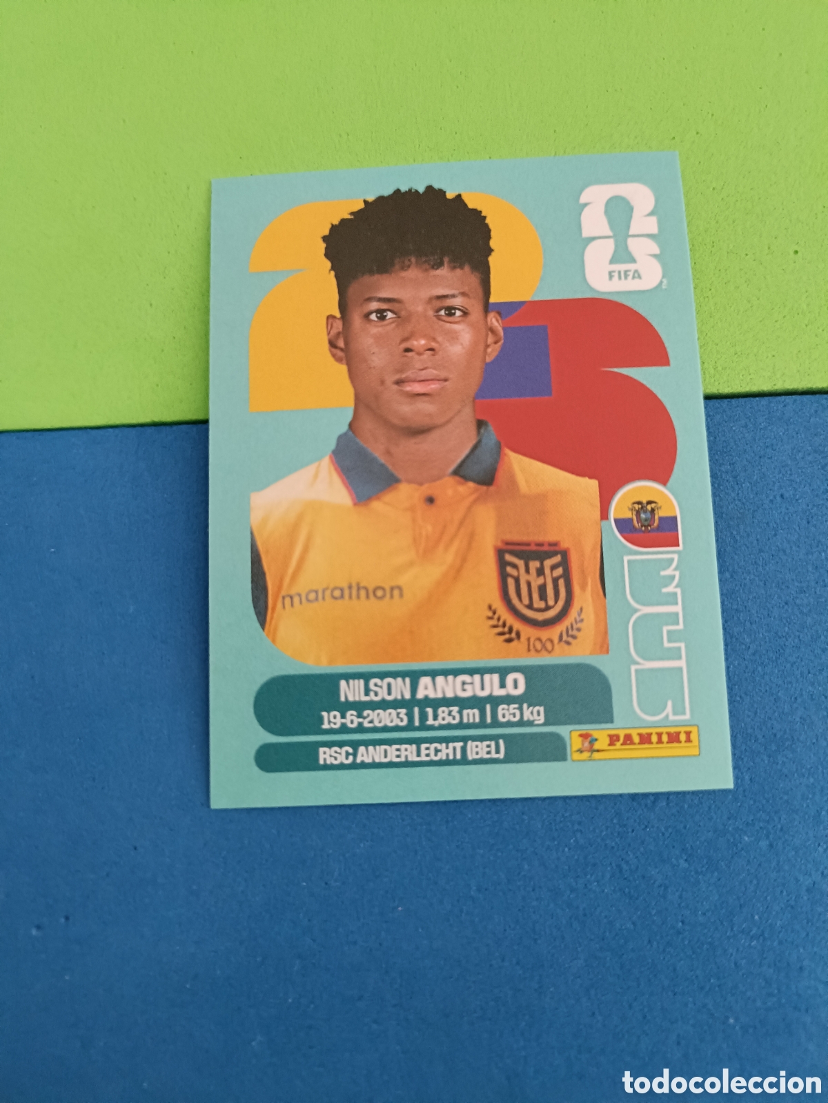Football Stickers: Panini Mundial Fifa World cup 2026 26 sticker - ECU 17 Angulo