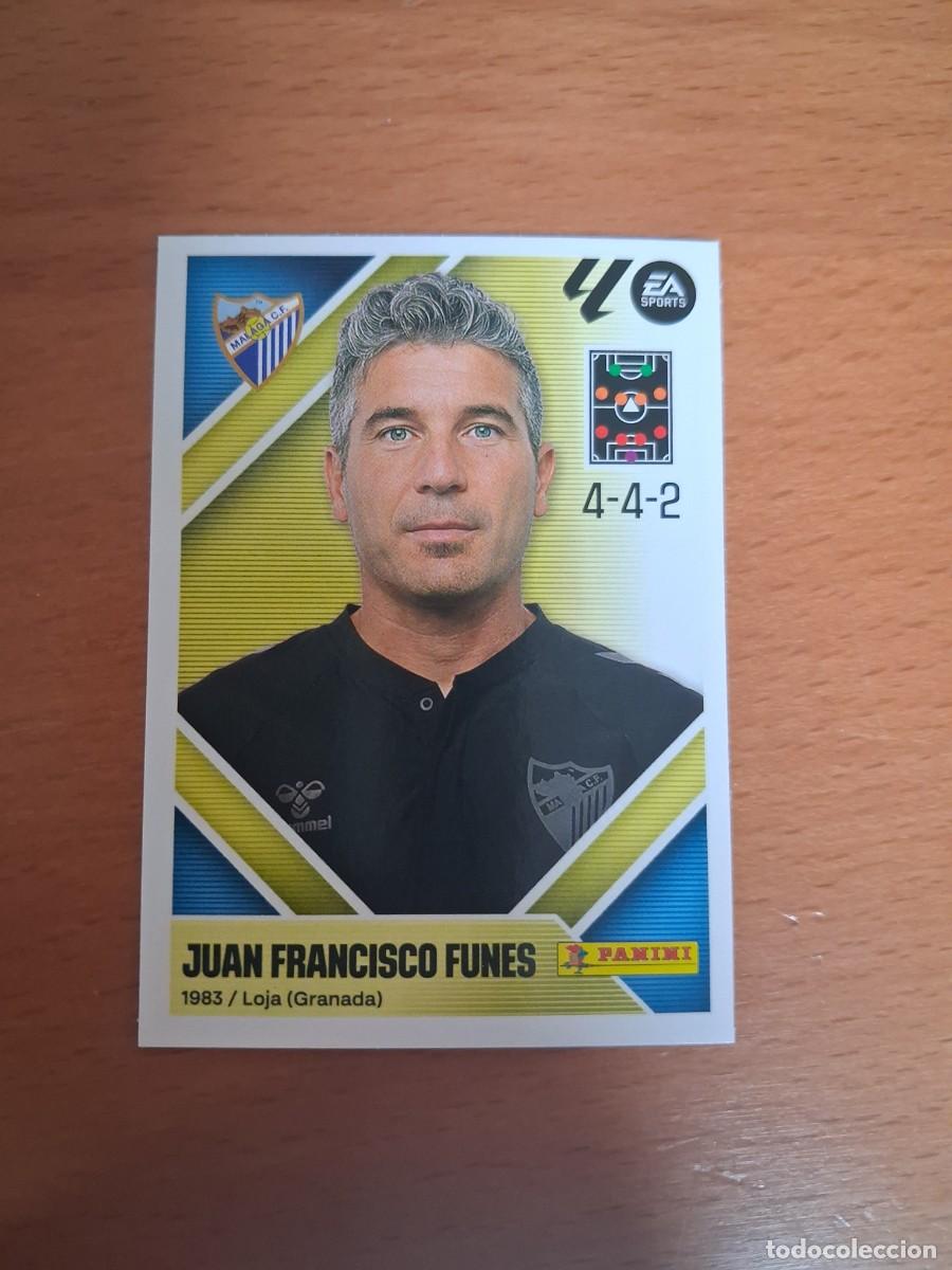 Football Stickers: Ediciones Este 2026 2027 26 27 Malaga CF 2 Entrenador Juan Francisco Funes