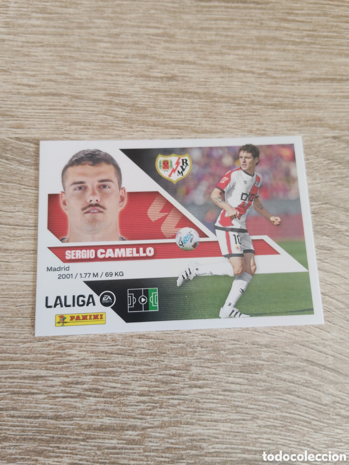 Football Stickers: Camello Rayo Vallecano liga 2026 2027 26 27 ediciones este